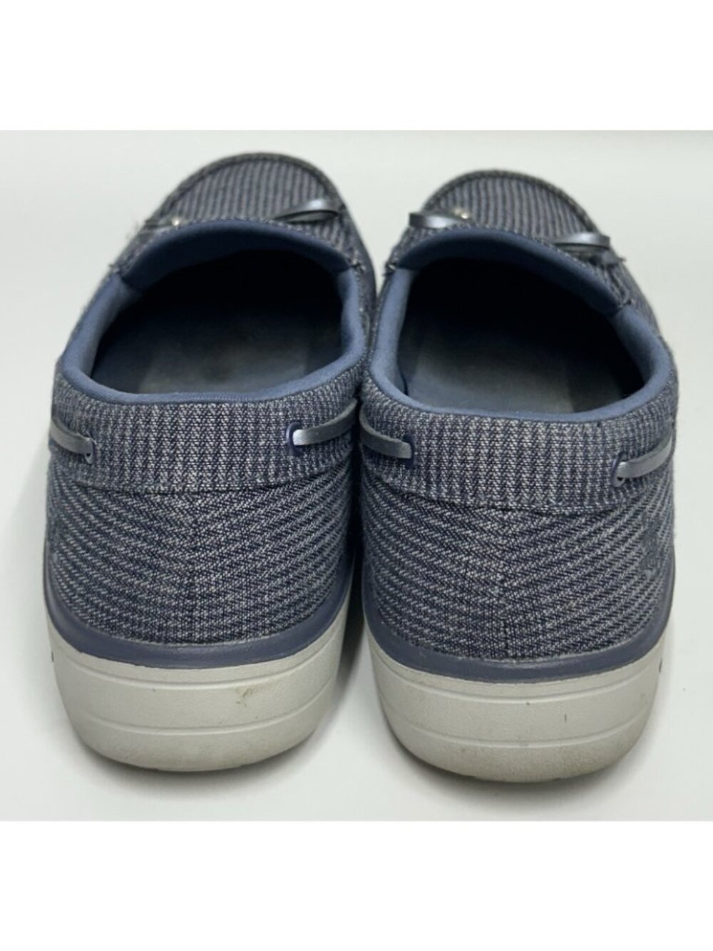 Skechers Arch Fit Inspire Boat Shoes Women 7 Navy Slip On Lightweight 138611 - Picture 4 of 9